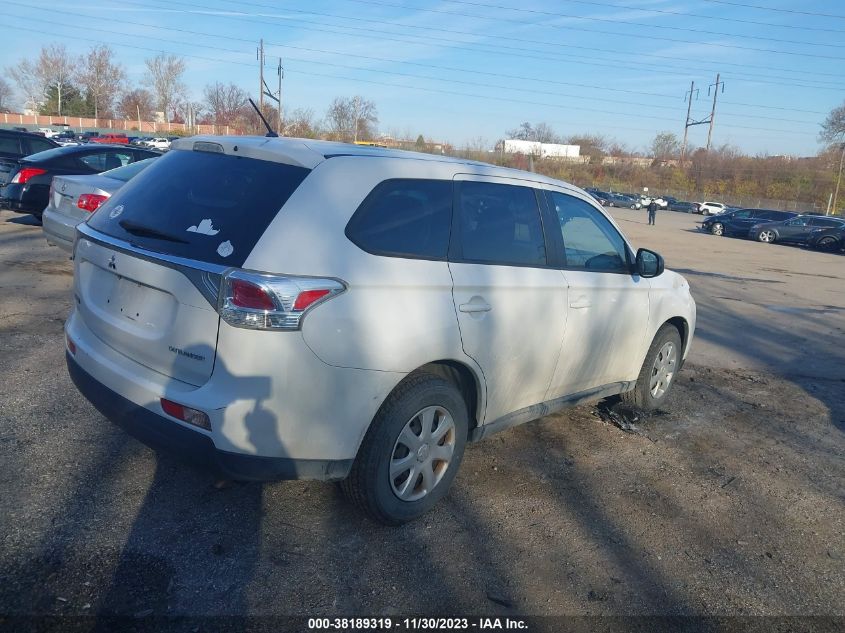 2014 MITSUBISHI OUTLANDER ES - JA4AD2A33EZ006563