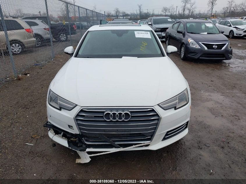 2017 AUDI A4 2.0T PREMIUM - WAUANAF44HN011164