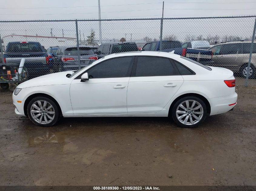 2017 AUDI A4 2.0T PREMIUM - WAUANAF44HN011164