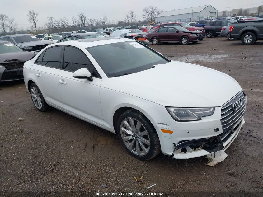 2017 AUDI A4 2.0T PREMIUM - WAUANAF44HN011164