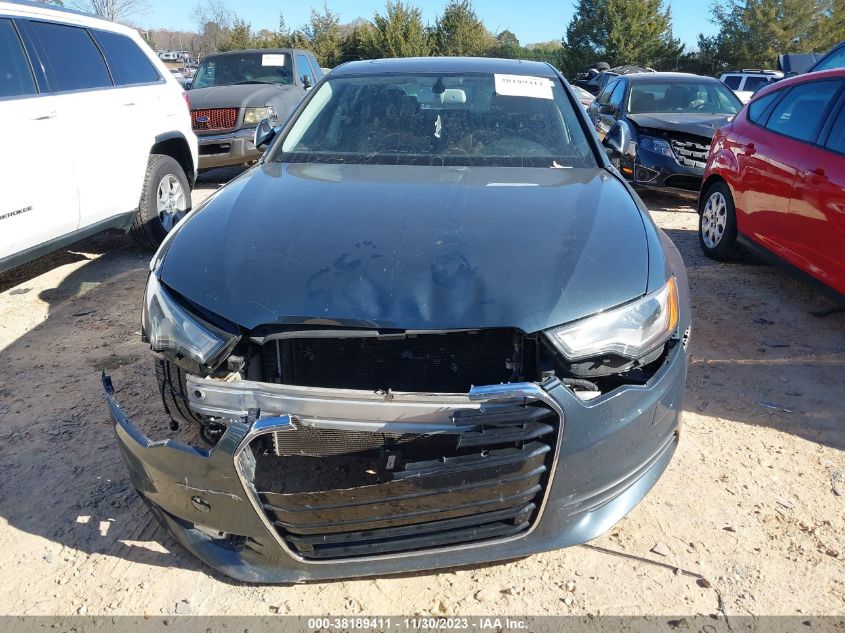 2013 AUDI A6 PREMIUM PLUS - WAUGGAFC8DN062270