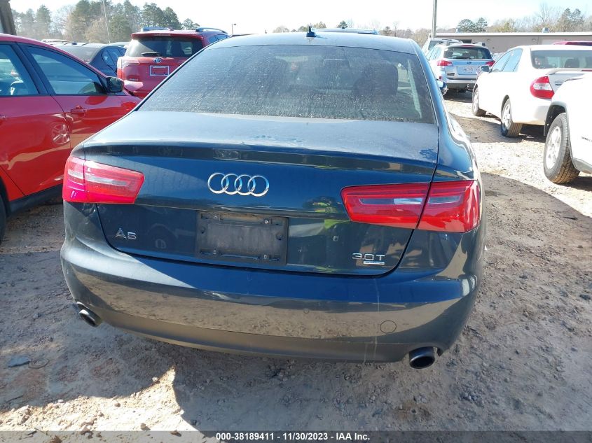 2013 AUDI A6 PREMIUM PLUS - WAUGGAFC8DN062270