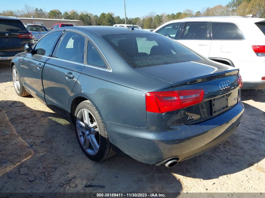 2013 AUDI A6 PREMIUM PLUS - WAUGGAFC8DN062270