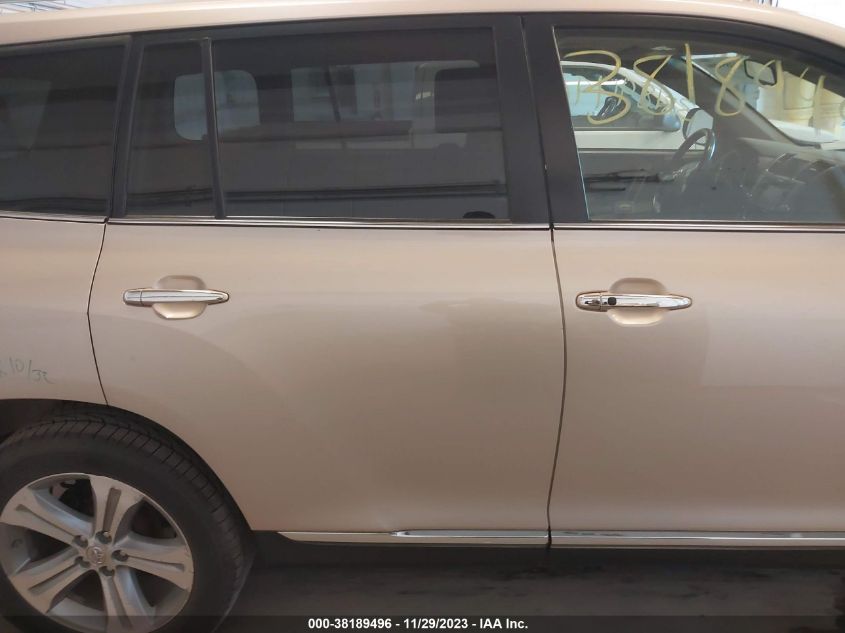 2013 TOYOTA HIGHLANDER LIMITED V6 - 5TDDK3EH2DS220593