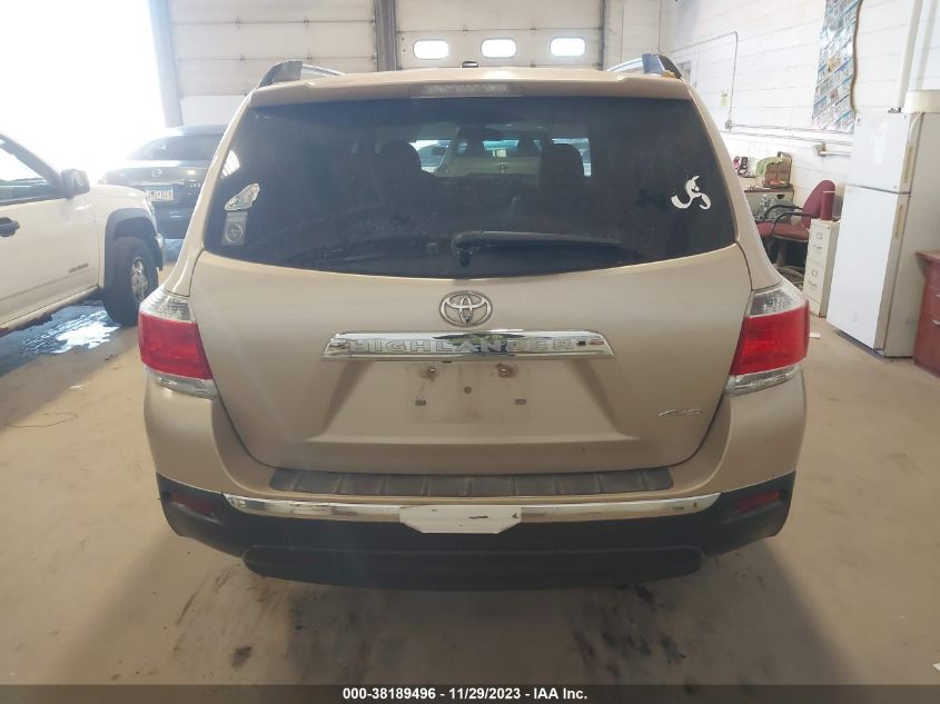 2013 TOYOTA HIGHLANDER LIMITED V6 - 5TDDK3EH2DS220593