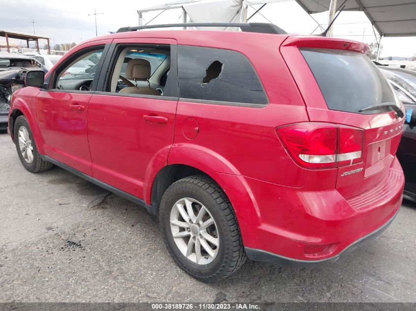 2013 DODGE JOURNEY SXT - 3C4PDCBG4DT570817
