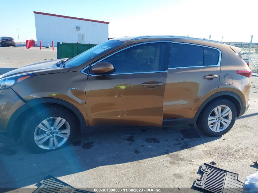 2017 KIA SPORTAGE LX - KNDPMCAC5H7179877