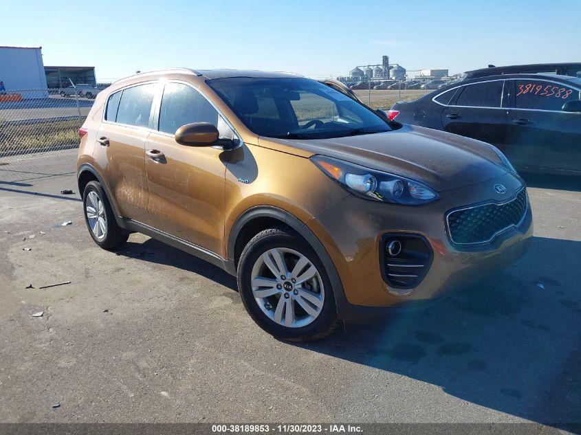2017 KIA SPORTAGE LX - KNDPMCAC5H7179877