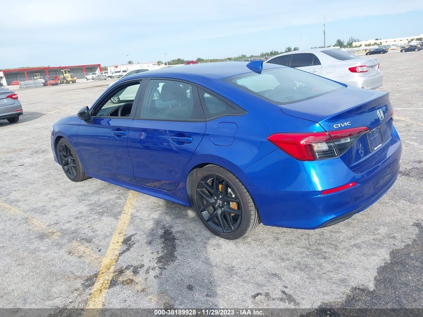 VIN 2HGFE2F56NH581096 2022 HONDA CIVIC SPORT