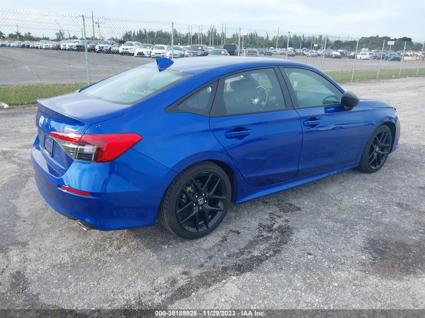 VIN 2HGFE2F56NH581096 2022 HONDA CIVIC SPORT