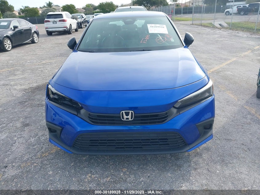 VIN 2HGFE2F56NH581096 2022 HONDA CIVIC SPORT