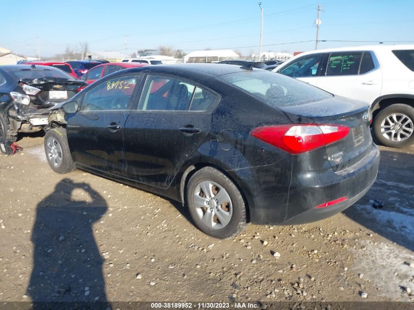 2016 KIA FORTE LX - KNAFK4A62G5615190