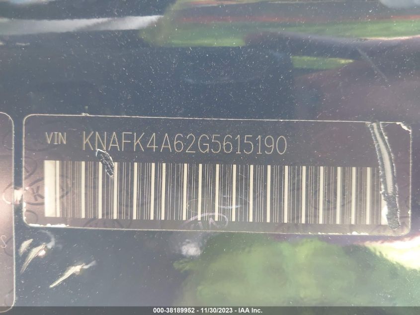 2016 KIA FORTE LX - KNAFK4A62G5615190
