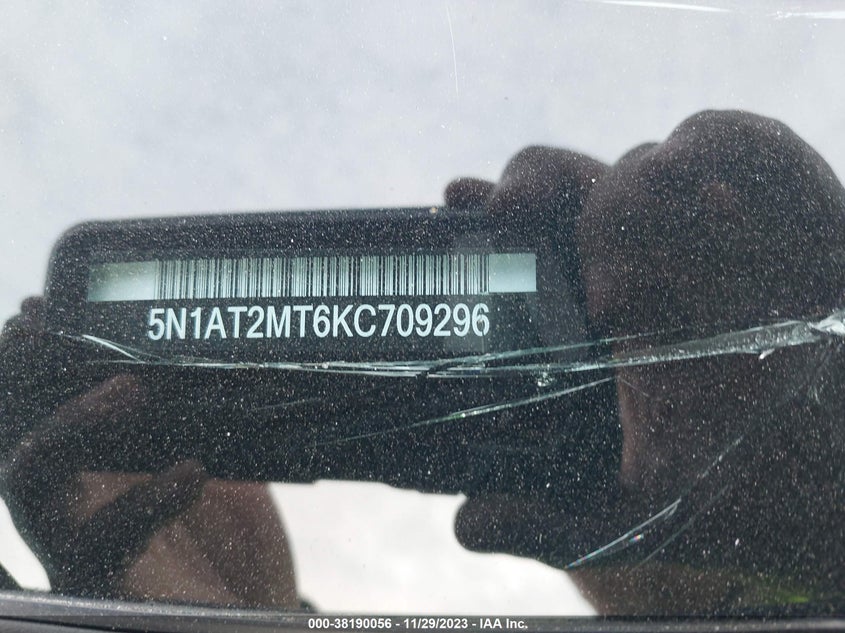 VIN 5N1AT2MT6KC709296 2019 NISSAN ROGUE S/SL/SV