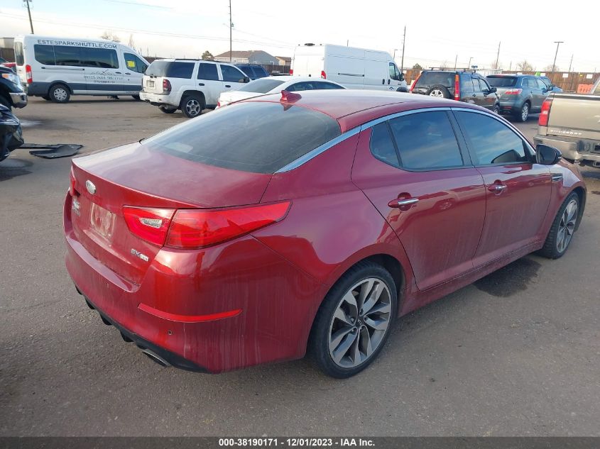 2014 KIA OPTIMA SX - 5XXGR4A75EG335901