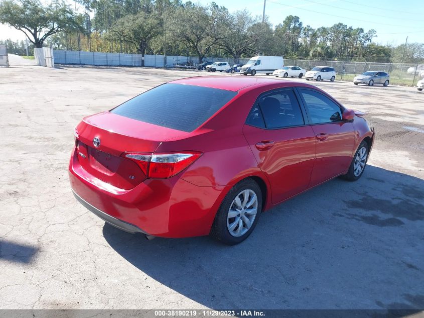 2014 TOYOTA COROLLA LE - 5YFBURHE2EP086698