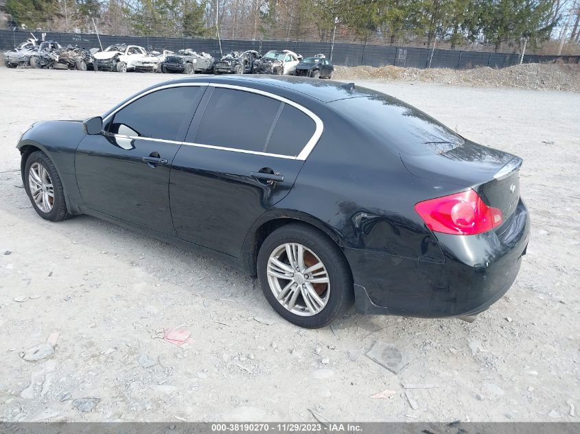 2013 INFINITI G37X - JN1CV6AR0DM759201