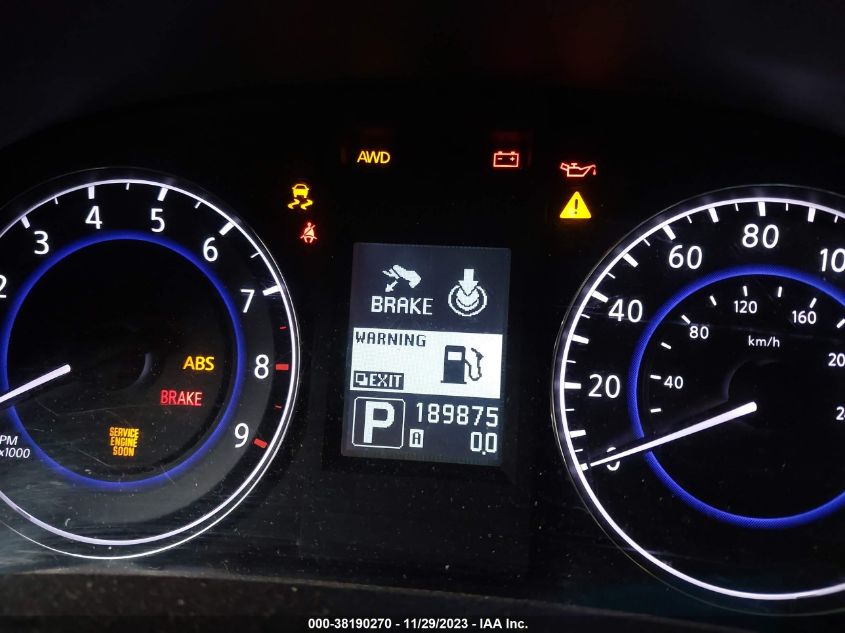 2013 INFINITI G37X - JN1CV6AR0DM759201