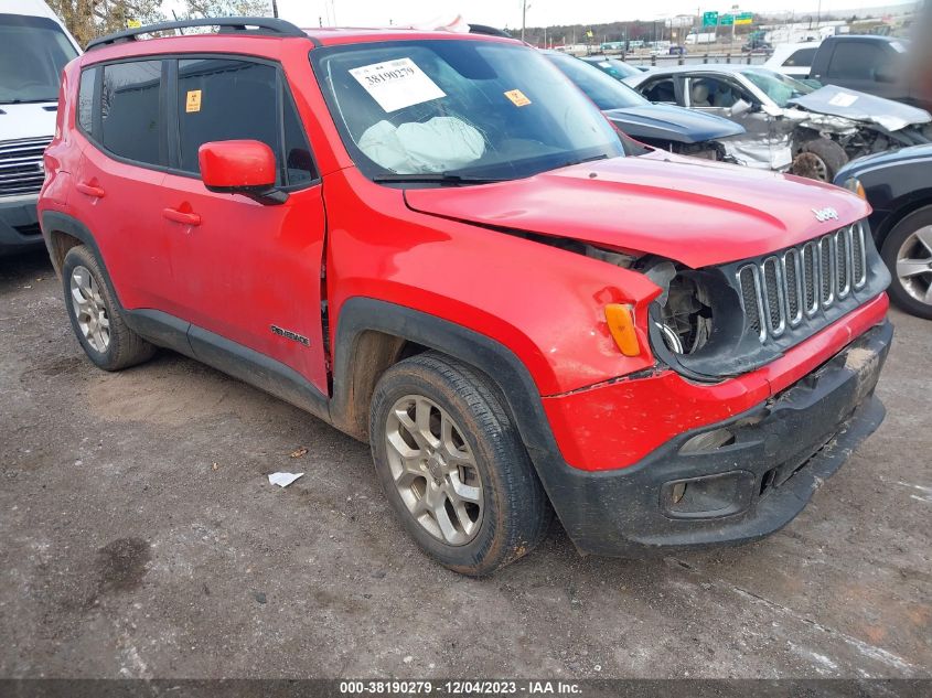 2017 JEEP RENEGADE LATITUDE - ZACCJABBXHPG23257