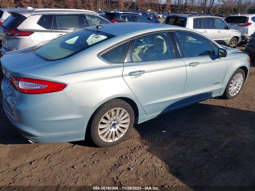 2014 FORD FUSION HYBRID SE - 3FA6P0LU9ER385284