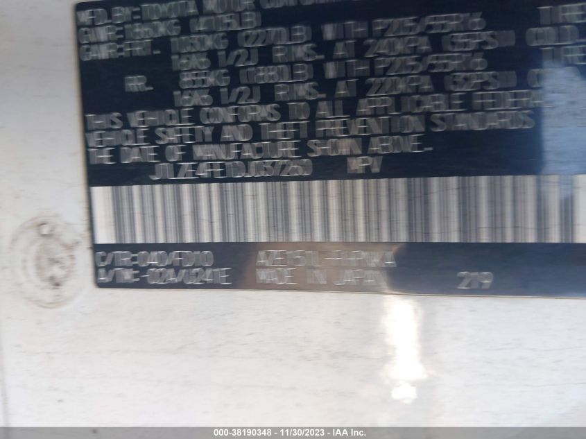 2013 TOYOTA SCION XB JTLZE4FE1DJ037260