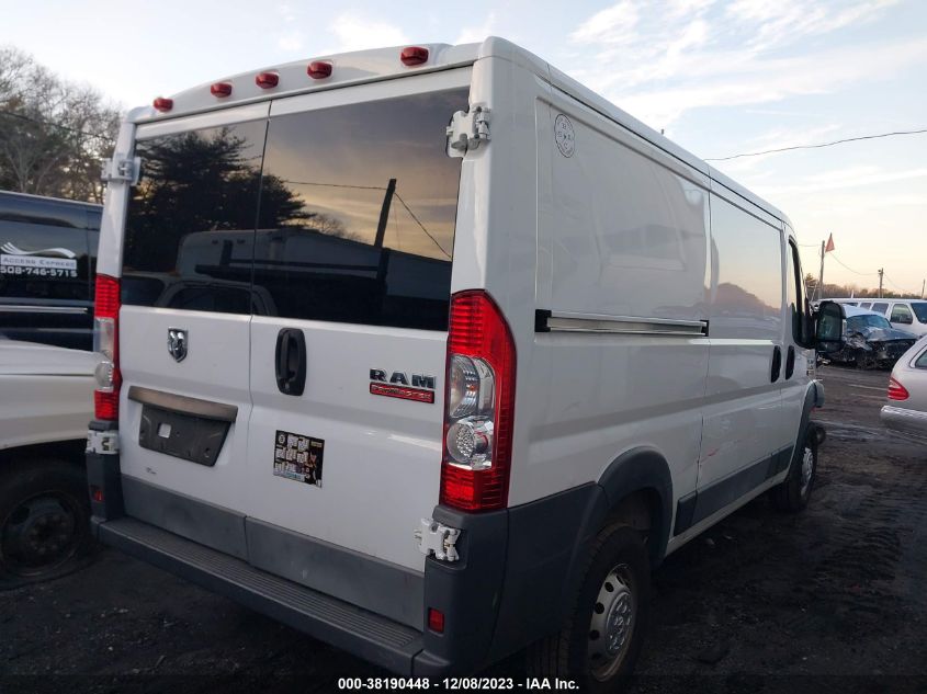 2017 RAM PROMASTER 1500 LOW ROOF 136" WB - 3C6TRVAG4HE535709