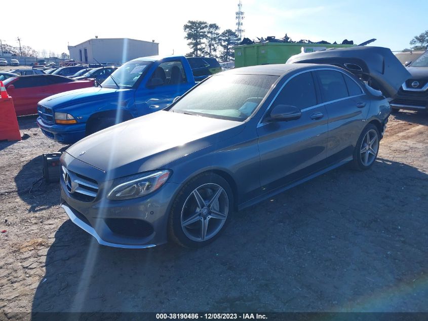 55SWF4KB0HU171468 2017 MERCEDES-BENZ C-CLASS, photo no. 2