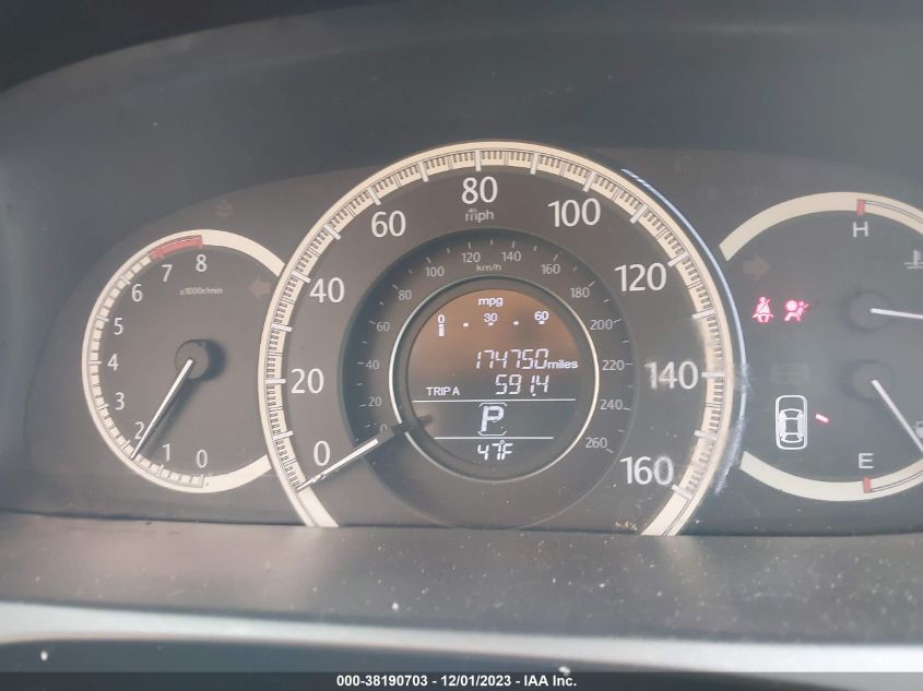 2013 HONDA ACCORD LX - 1HGCR2F36DA140197