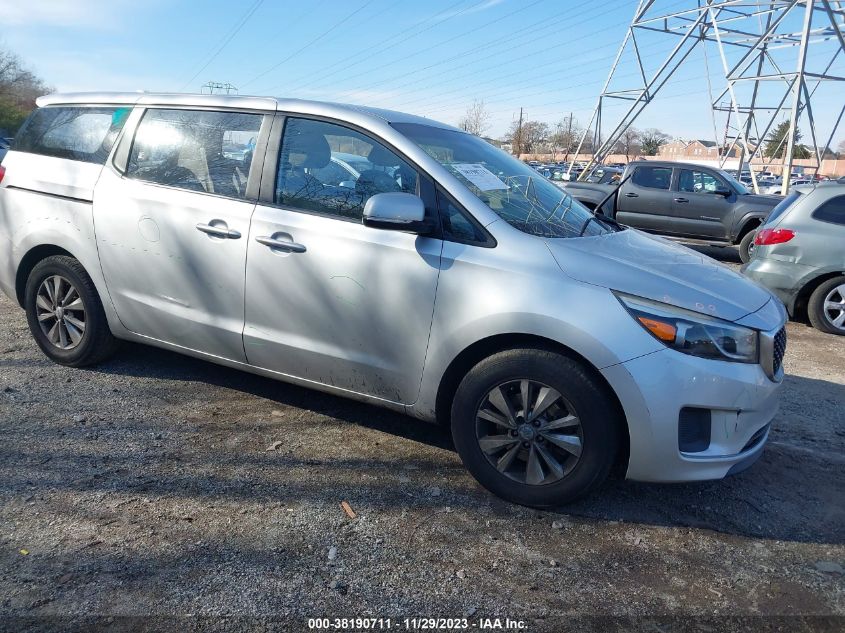 2015 KIA SEDONA L - KNDMA5C13F6049408