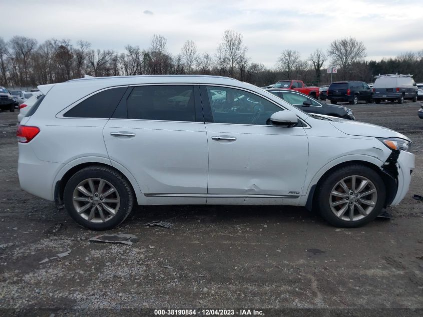 2016 KIA SORENTO 3.3L SXL - 5XYPKDA5XGG093219