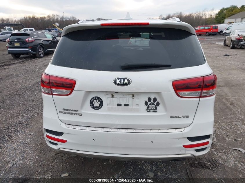 2016 KIA SORENTO 3.3L SXL - 5XYPKDA5XGG093219