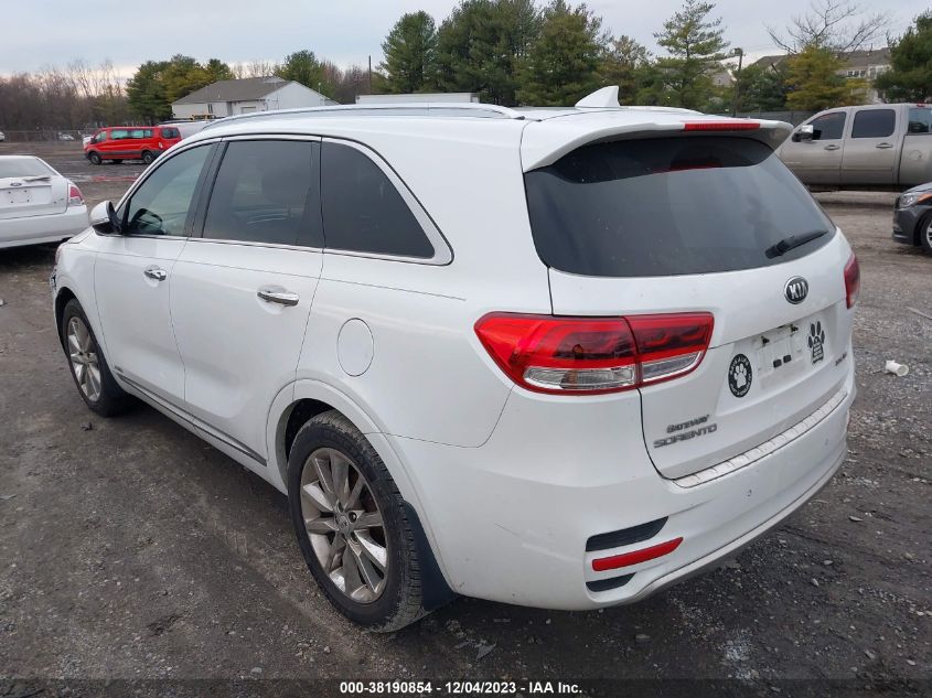 2016 KIA SORENTO 3.3L SXL - 5XYPKDA5XGG093219