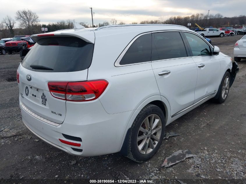 2016 KIA SORENTO 3.3L SXL - 5XYPKDA5XGG093219