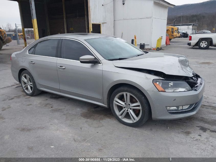 2014 VOLKSWAGEN PASSAT 2.0L TDI SEL PREMIUM - 1VWCN7A35EC057894