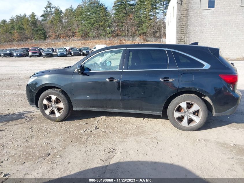 2016 ACURA MDX - 5FRYD4H28GB046559