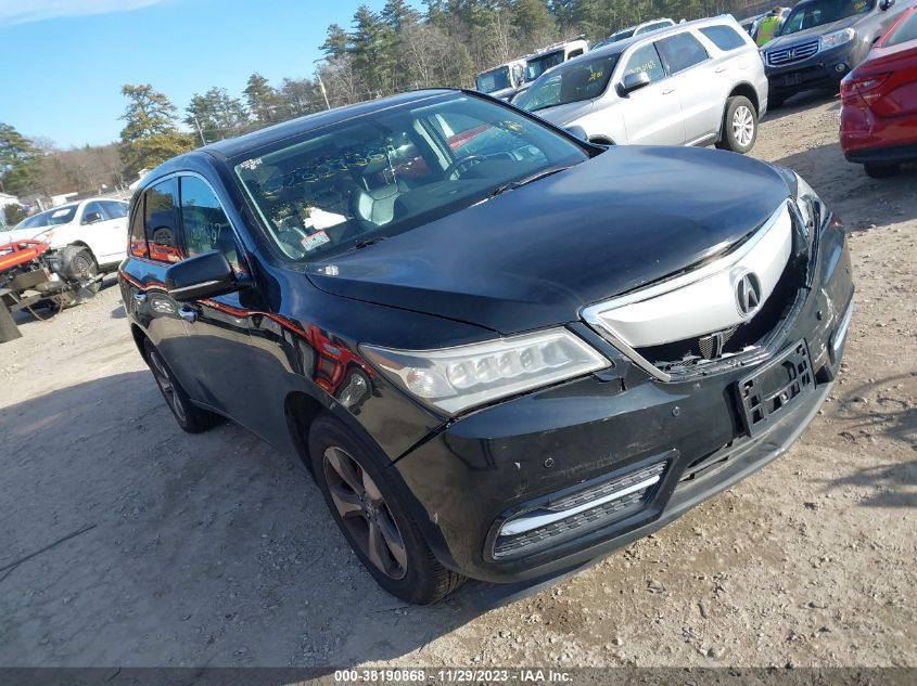 2016 ACURA MDX - 5FRYD4H28GB046559