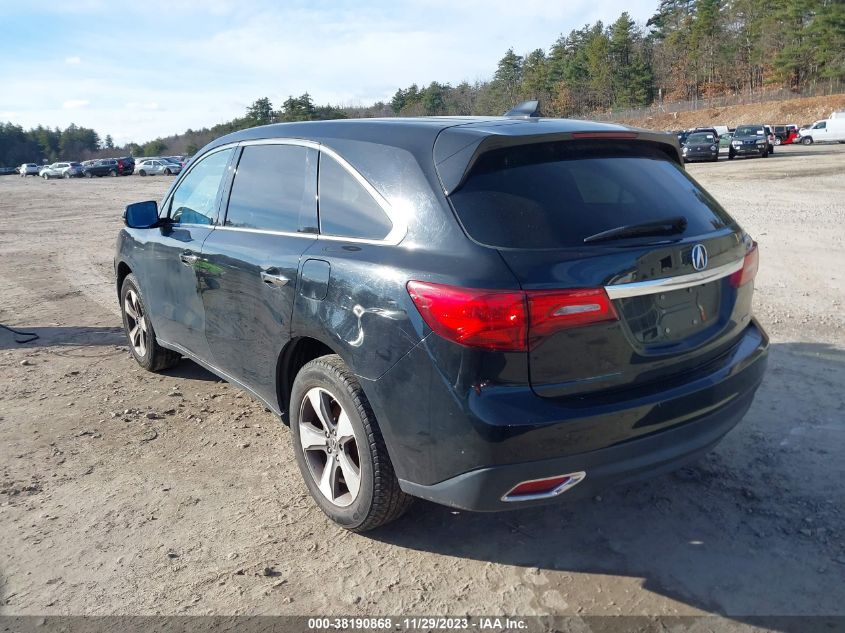 2016 ACURA MDX - 5FRYD4H28GB046559