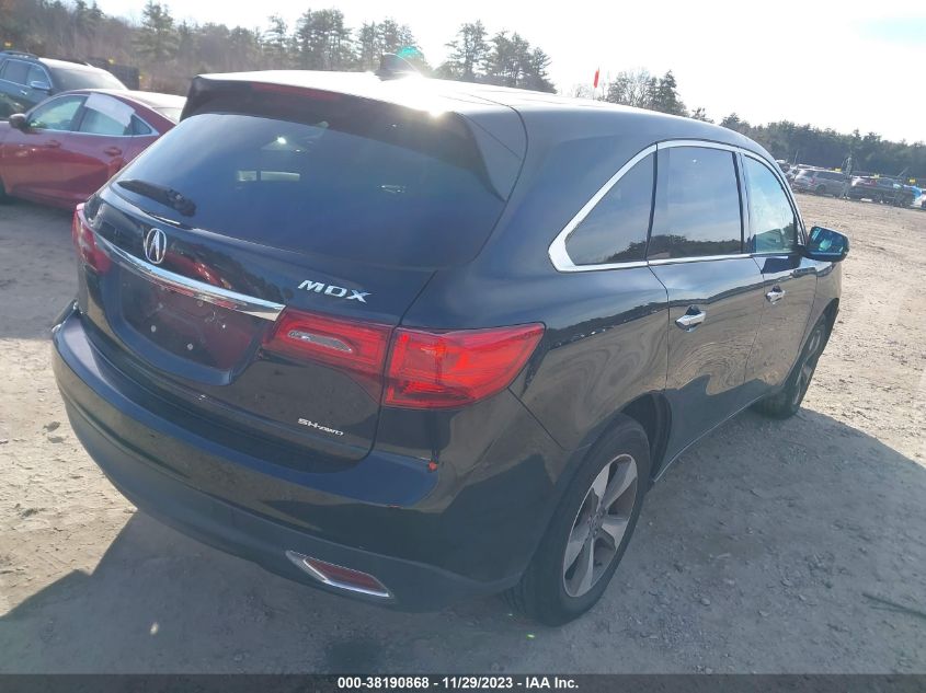 2016 ACURA MDX - 5FRYD4H28GB046559