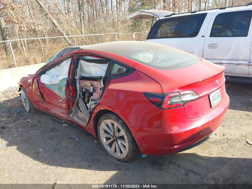 VIN 5YJ3E1EB9MF079819 2021 TESLA MODEL 3