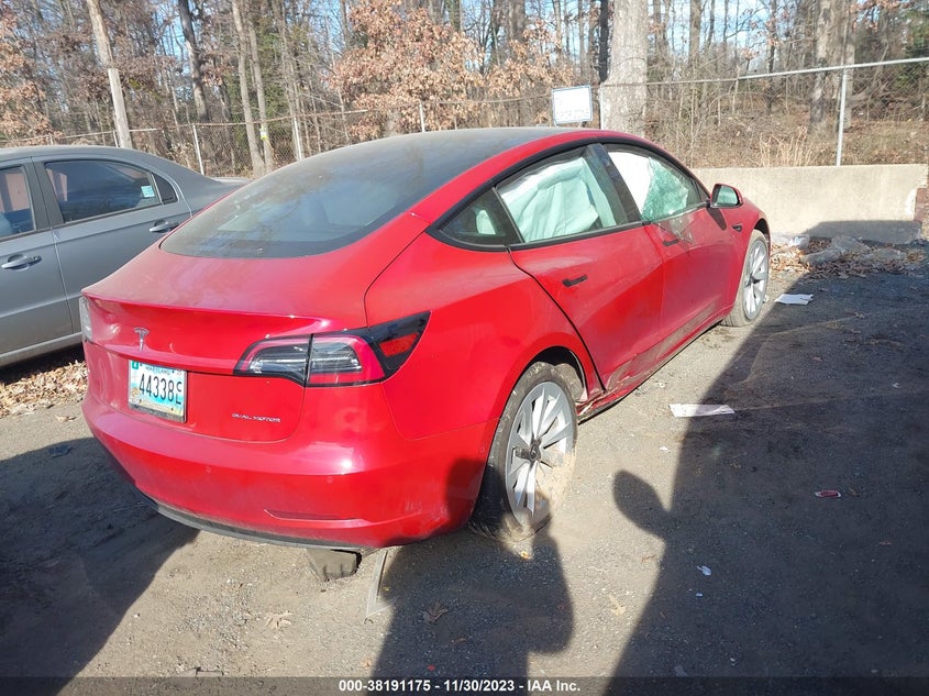 VIN 5YJ3E1EB9MF079819 2021 TESLA MODEL 3