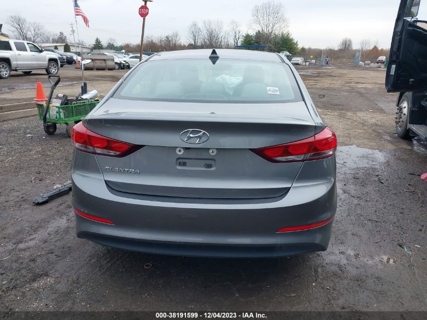 2018 HYUNDAI ELANTRA SEL/VALUE/LIMITED - 5NPD84LF9JH320360