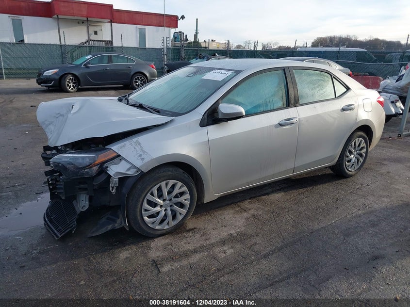 VIN 2T1BURHEXKC242644 2019 TOYOTA COROLLA LE