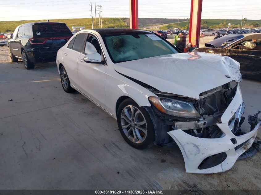 2015 MERCEDES-BENZ C 300 LUXURY/SPORT - 55SWF4JB2FU094391