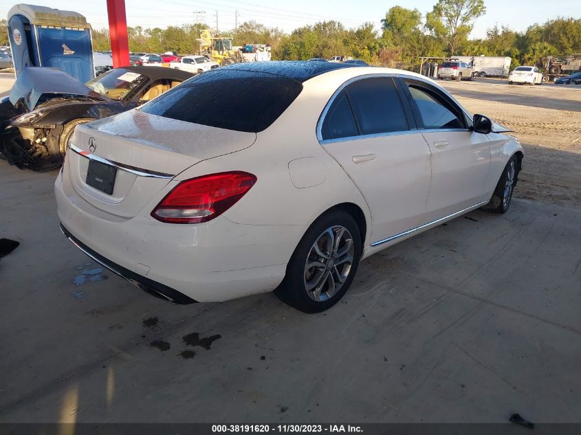 2015 MERCEDES-BENZ C 300 LUXURY/SPORT - 55SWF4JB2FU094391
