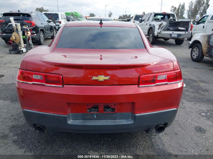 2015 CHEVROLET CAMARO 1LT - 2G1FD1E30F9113011