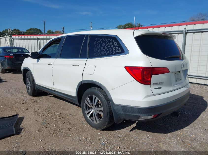 2016 HONDA PILOT EXL - 5FNYF5H5XGB007581