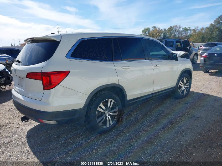2016 HONDA PILOT EXL - 5FNYF5H5XGB007581