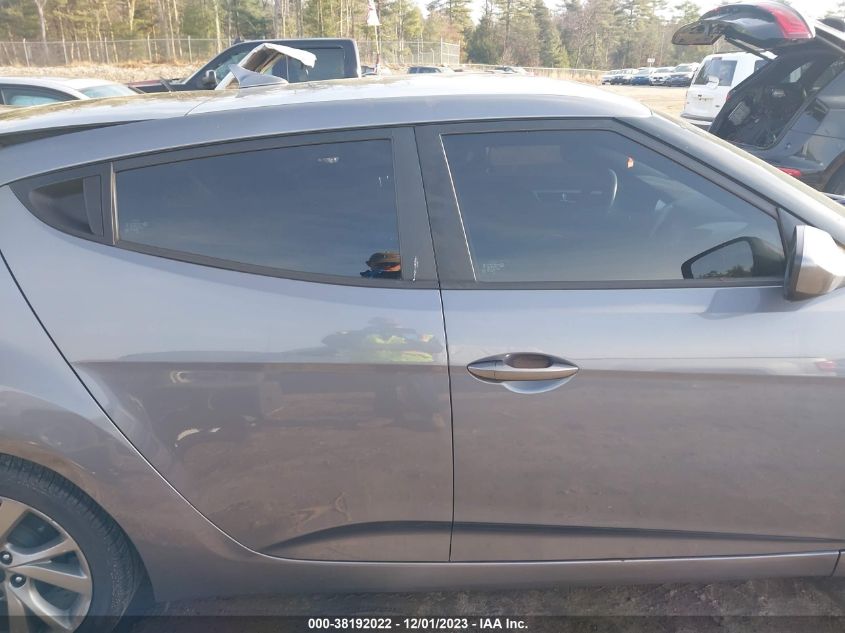 2017 HYUNDAI VELOSTER - KMHTC6AD3HU311852