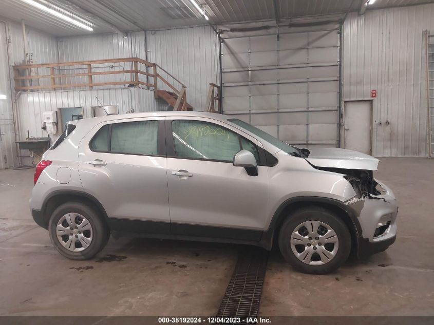 2017 CHEVROLET TRAX LS - KL7CJKSB6HB145996