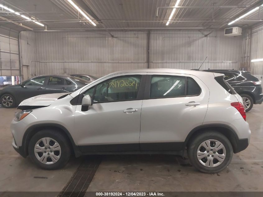 2017 CHEVROLET TRAX LS - KL7CJKSB6HB145996
